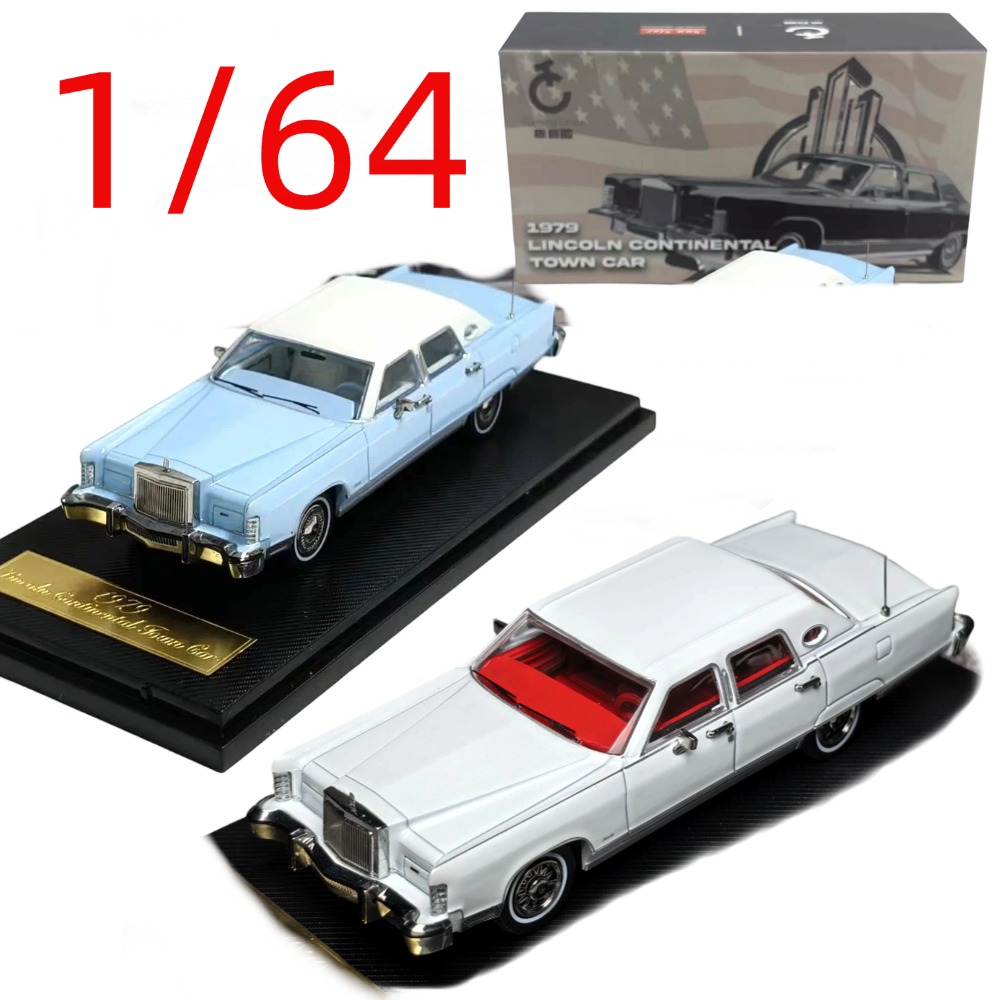 Vintage Collectible Toy Cars - Turning Crush Diecast 1/64 scale Lincoln
