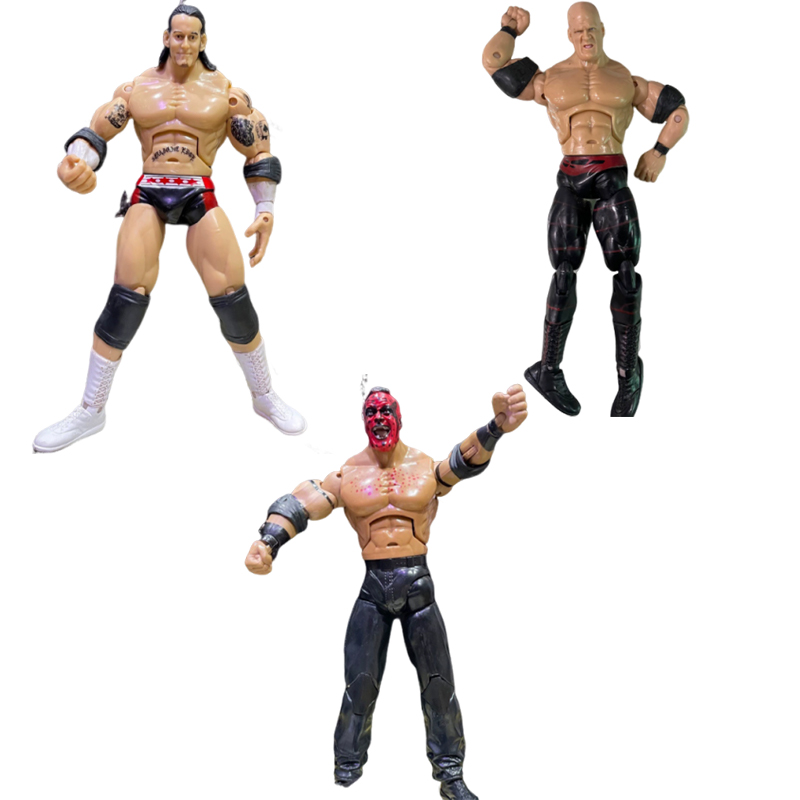 Vintage Toy Collector - WE WRESTLERS Undertaker John Cena Batista