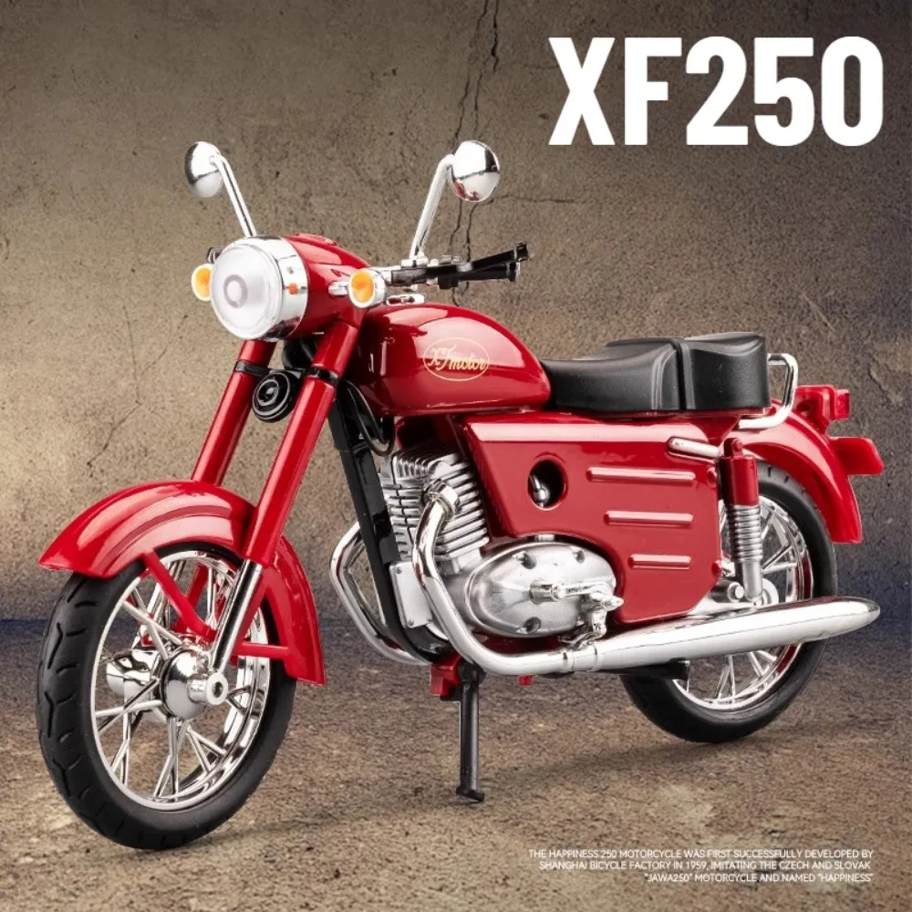 Vintage Collectible Toys - 1:10 Scale XF250 Motorcycle Model Toy