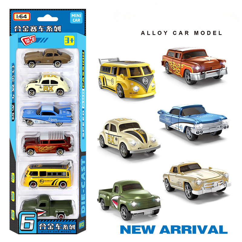 1:64 Alloy retro racing car 6- - đánh giá và giá Vintage Collectible Toys