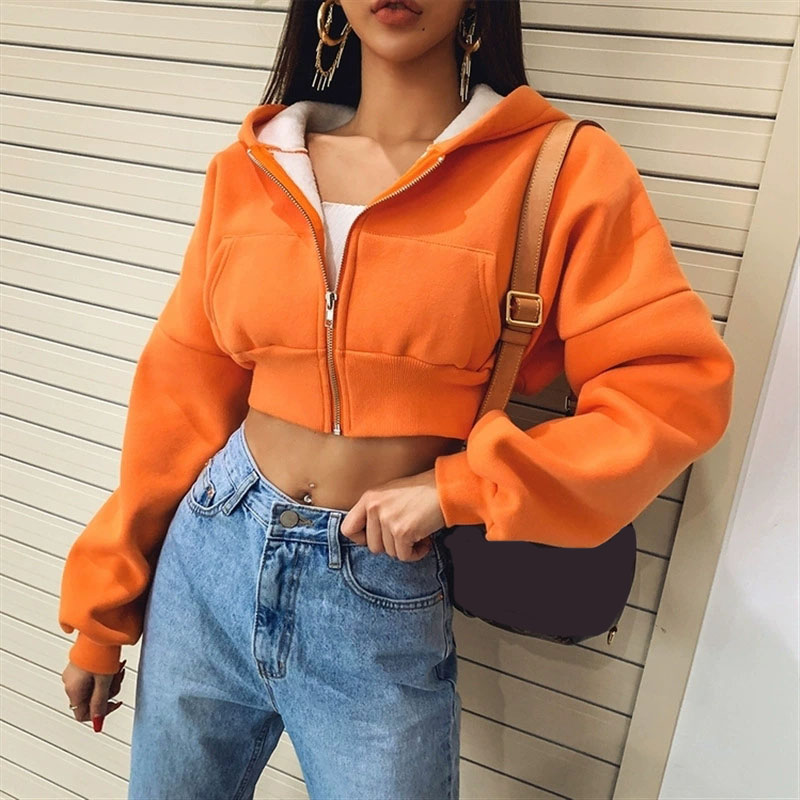 Cropped Zip Up Hoodies Women S - đánh giá và giá Vintage Zip Hoodie