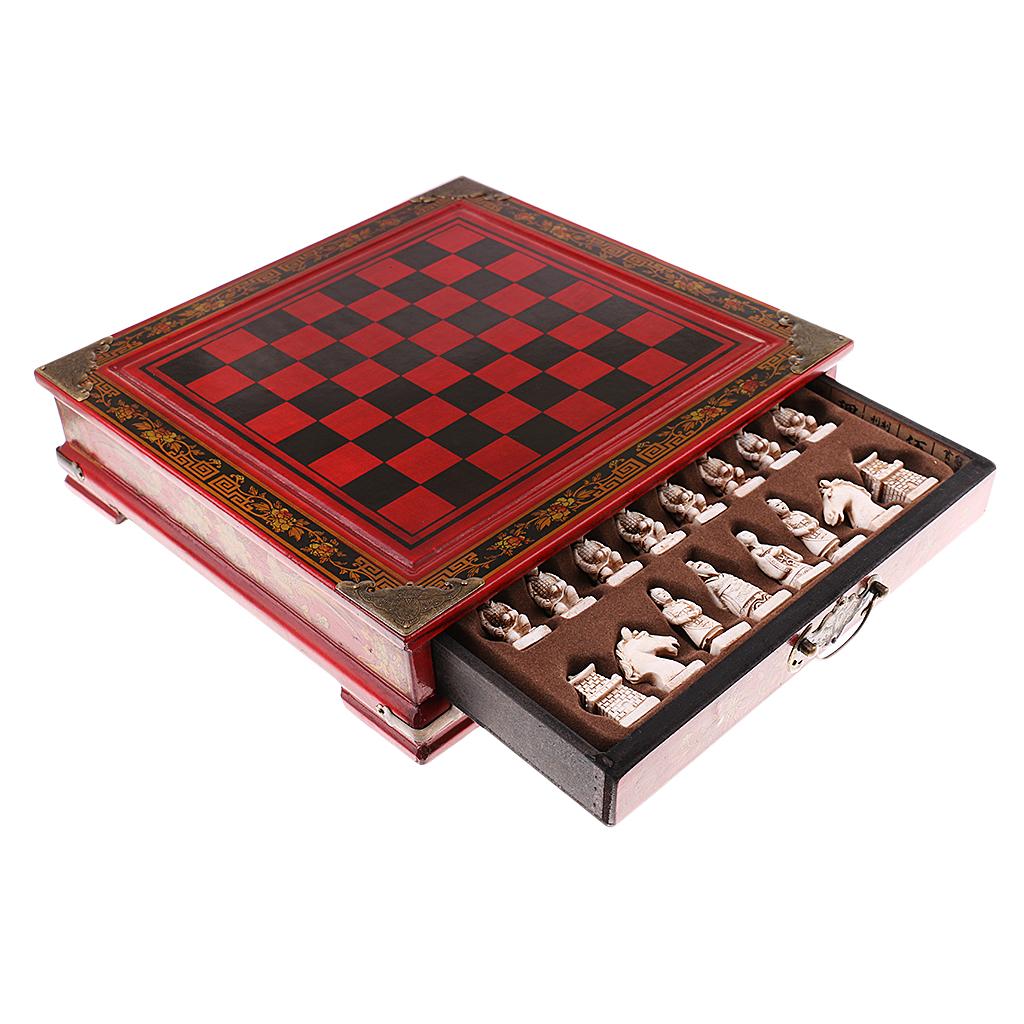 Chinese Chess Set Resin Antiqu - đánh giá và giá Vintage Collectible Board Games