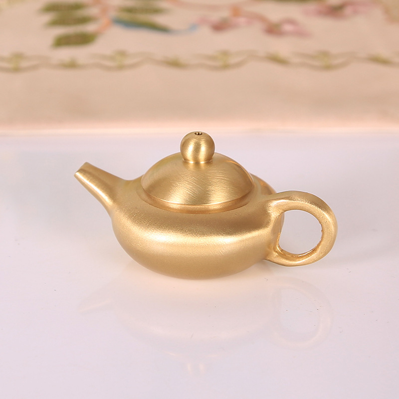 Brass Mini Teapot, Chinese Sty - đánh giá và giá Vintage Collectible Furniture
