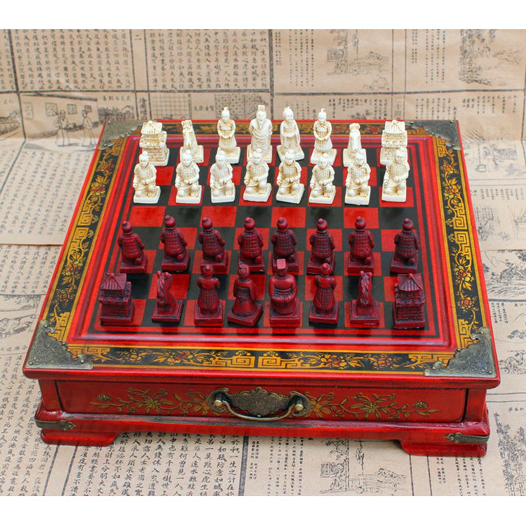 Chinese Chess Set Vintage Terr - đánh giá và giá Vintage Collectible Board Games