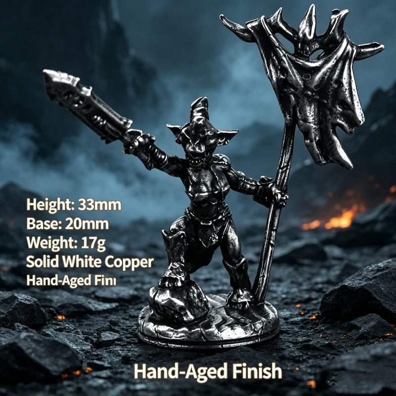 White Copper Goblin Warrior Mi - đánh giá và giá Vintage Collectible Board Games