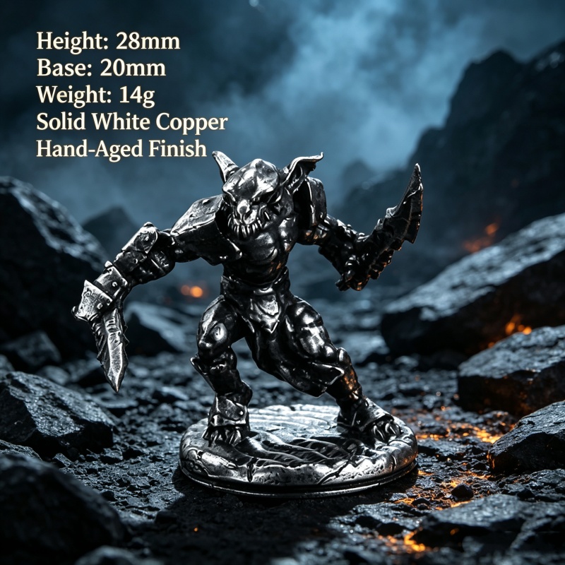 White Copper Goblin Warrior Mi - đánh giá và giá Vintage Collectible Board Games