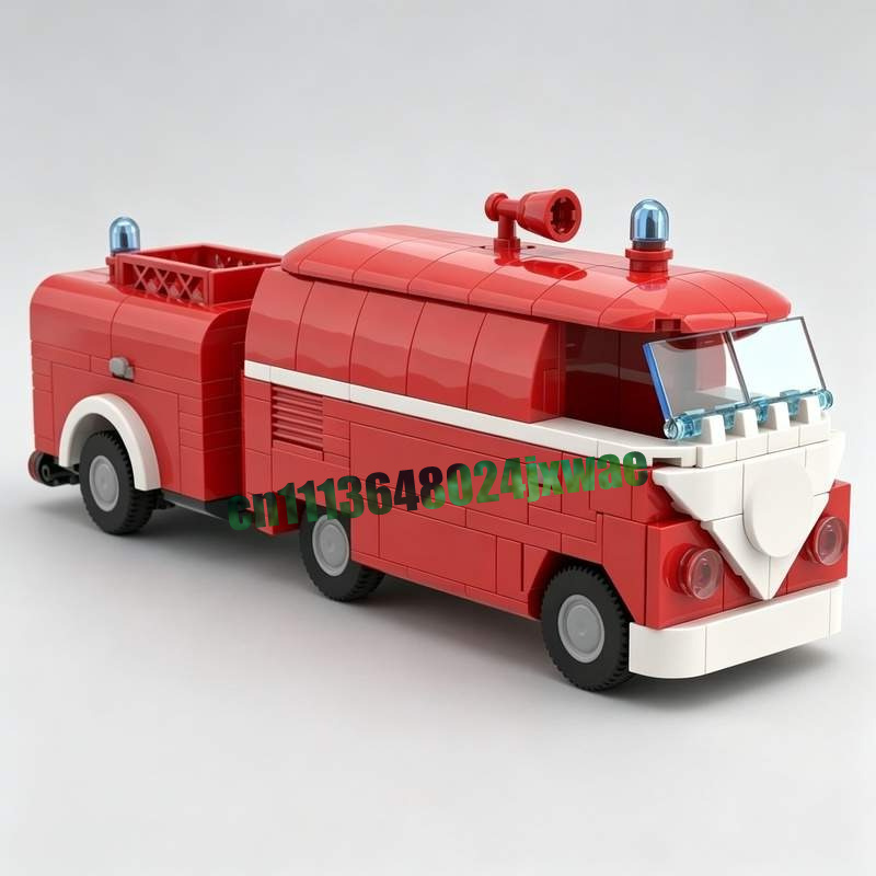 369PCS MOC Vintage Fire Truck  - đánh giá và giá Vintage Collectible Trucks