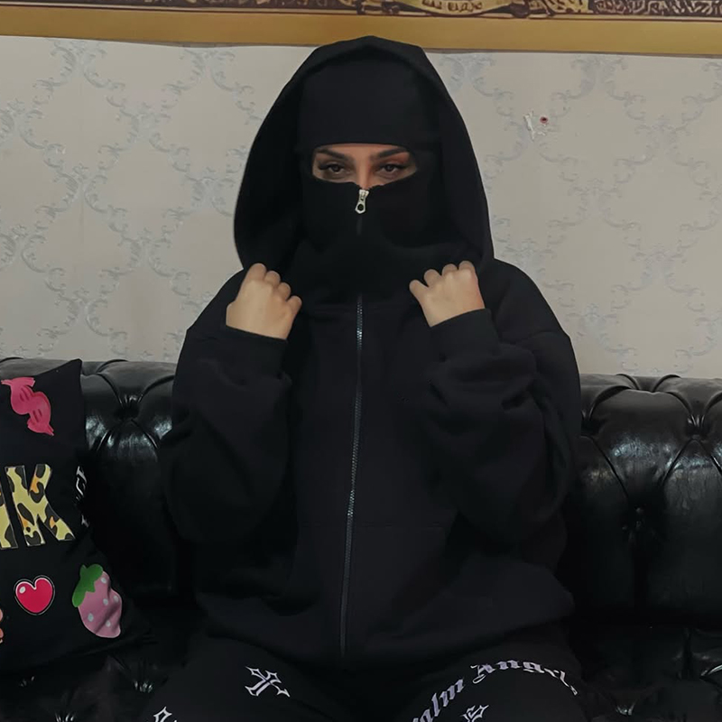 Full Zipper Harajuku Loose Wom - đánh giá và giá Vintage Zip Hoodie