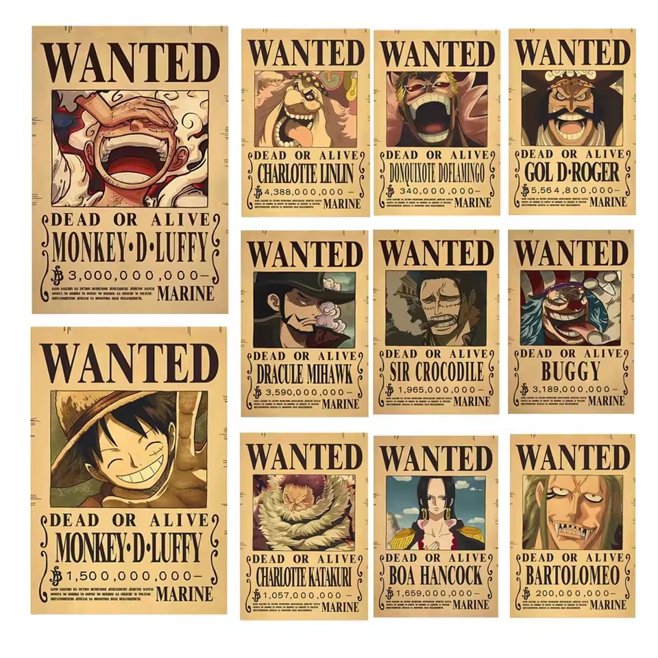 Anime One Piece Bounty Wanted  - đánh giá và giá Vintage Toy Collector