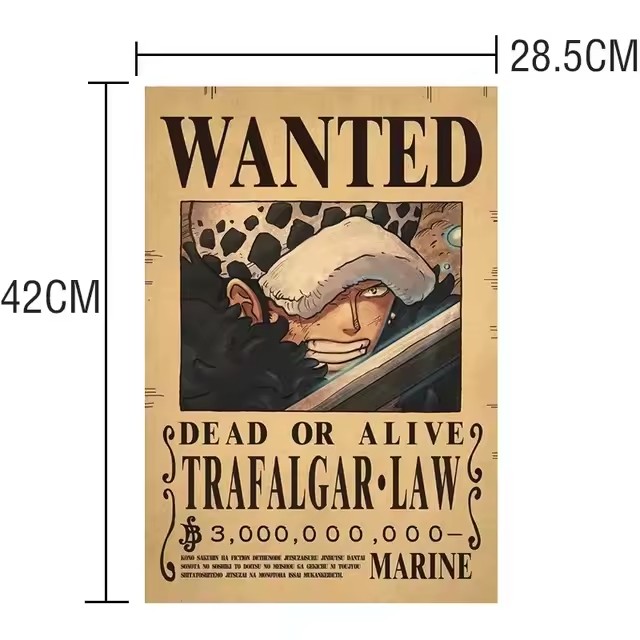 Anime One Piece Bounty Wanted  - đánh giá và giá Vintage Toy Collector