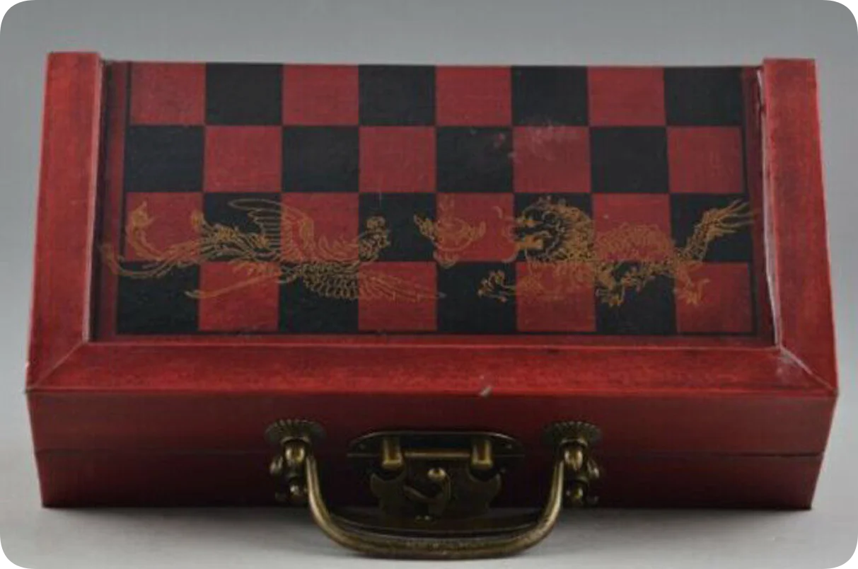 Foldable Vintage Chess Set Boa - đánh giá và giá Vintage Collectible Board Games