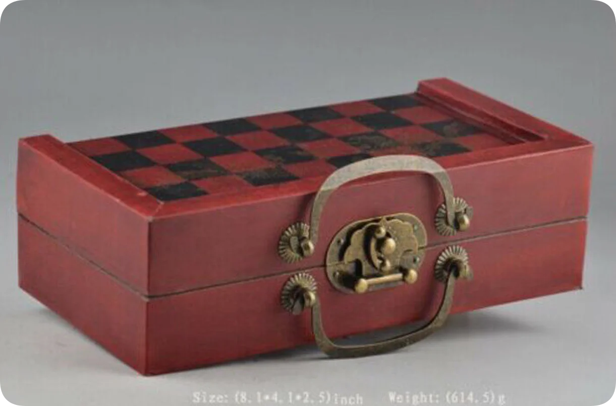 Foldable Vintage Chess Set Boa - đánh giá và giá Vintage Collectible Board Games