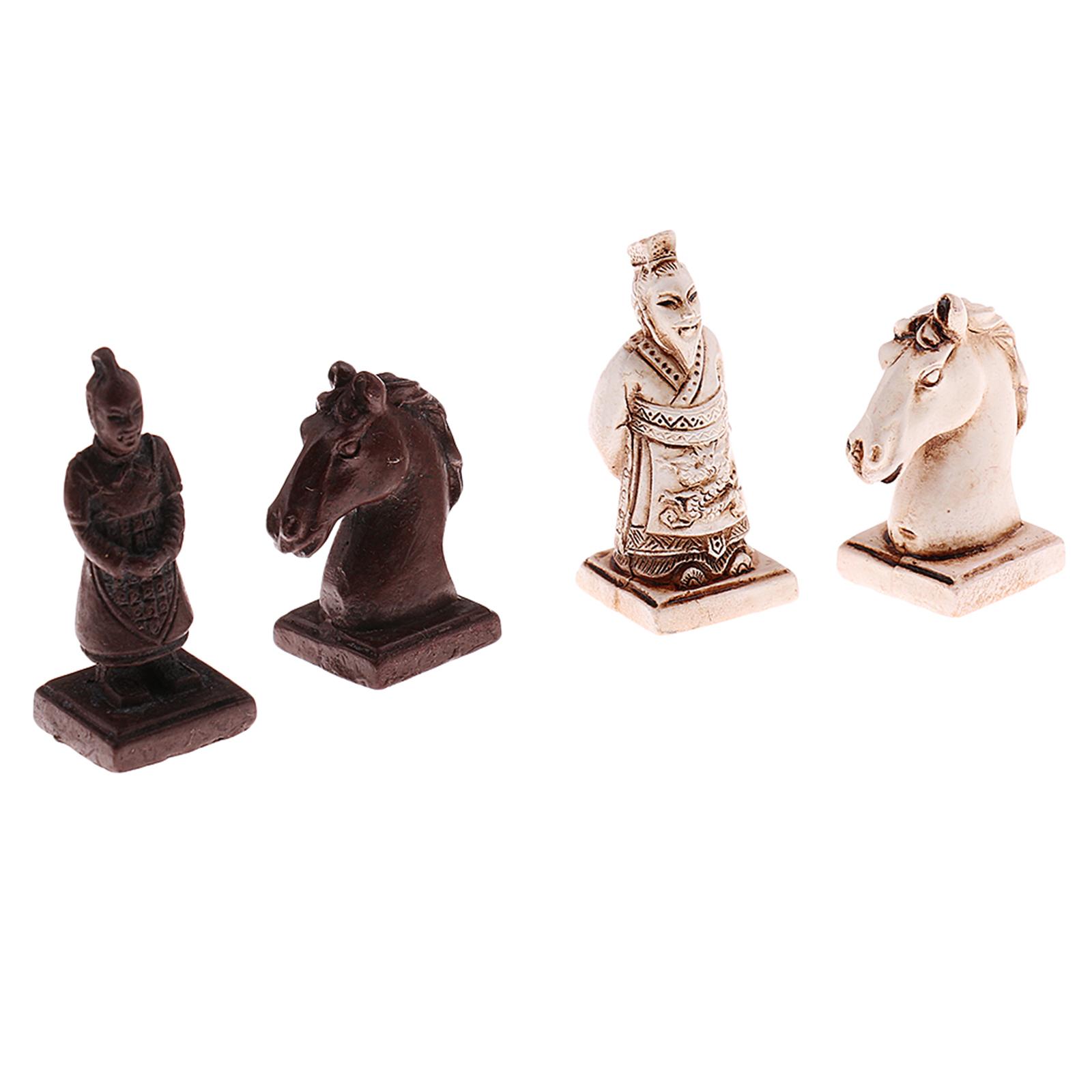 32Pcs/Set Resin Traditional Ch - đánh giá và giá Vintage Collectible Board Games