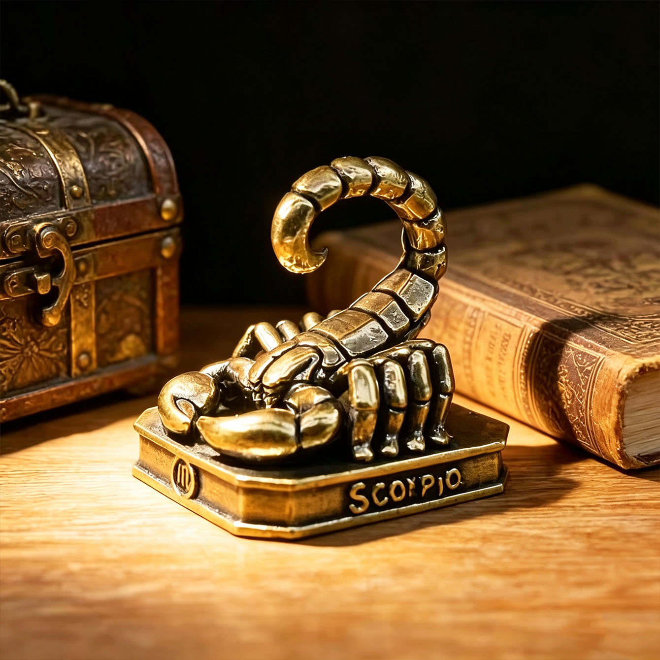 Handmade Brass Zodiac Ornament - đánh giá và giá Vintage Collectible Furniture