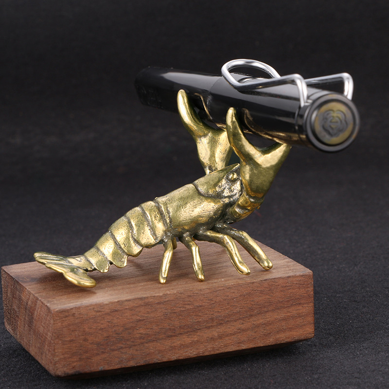 Hot ! Solid Brass Crayfish Orn - đánh giá và giá Vintage Collectible Pens