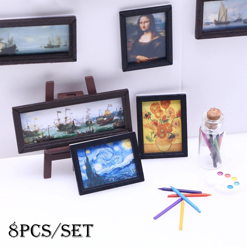 8Pcs/Set 1:12 Dollhouse Miniat - đánh giá và giá Vintage Toy Collector
