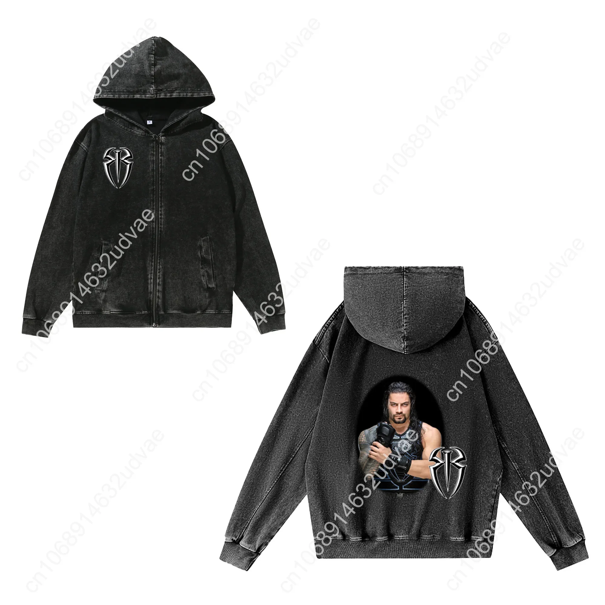Roman Reigns Zipper Sweatshirt - đánh giá và giá Vintage Zip Hoodie