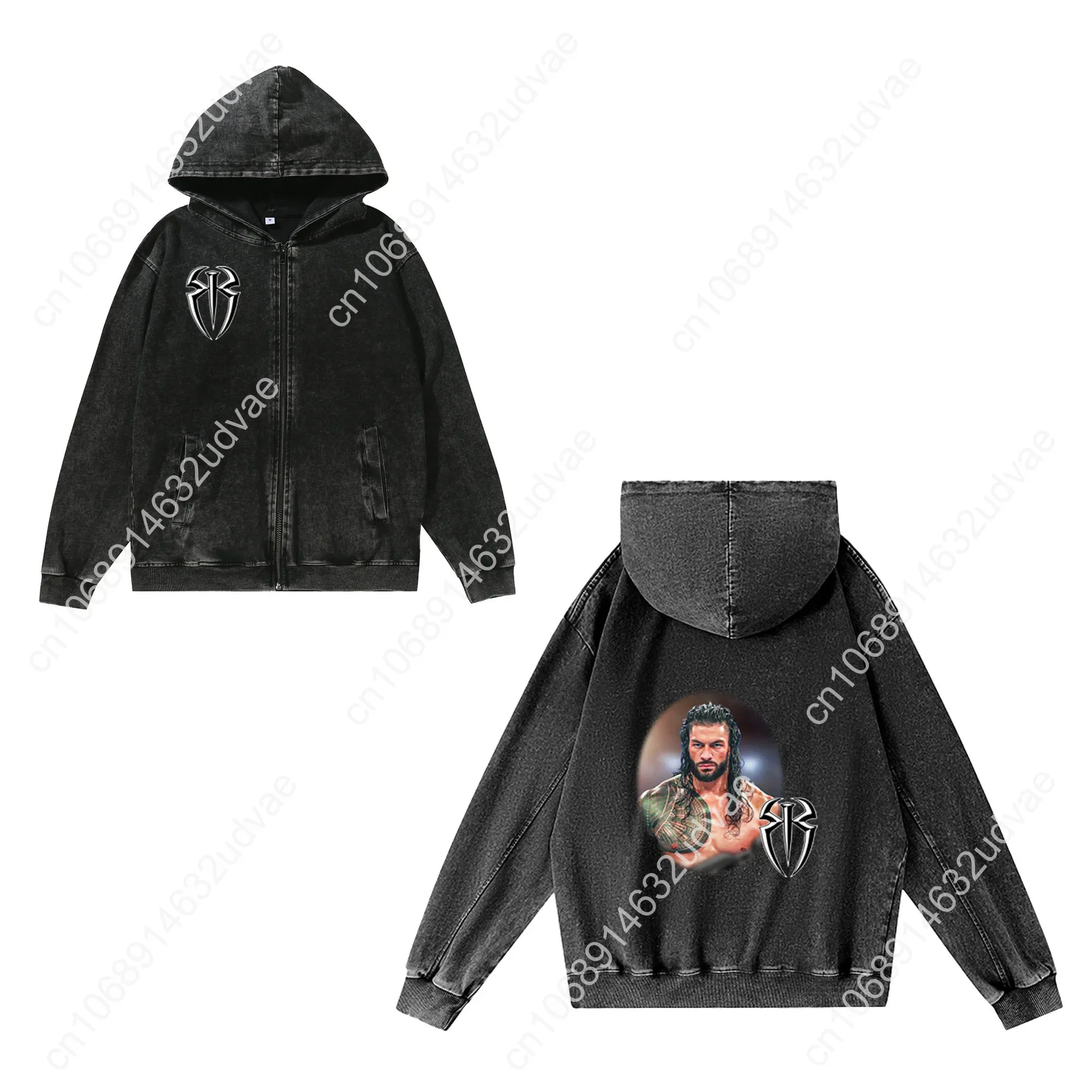 Roman Reigns Zipper Sweatshirt - đánh giá và giá Vintage Zip Hoodie