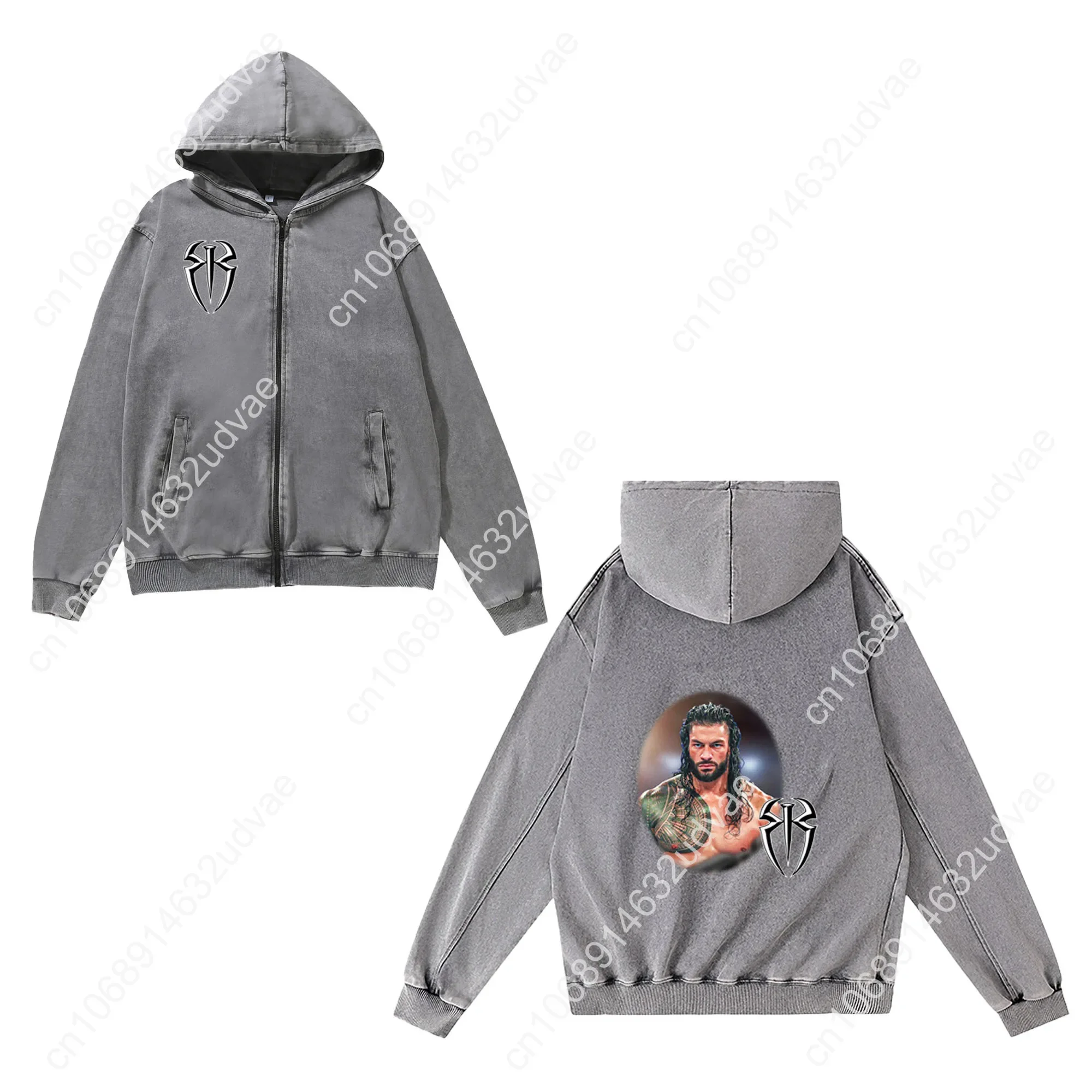 Roman Reigns Zipper Sweatshirt - đánh giá và giá Vintage Zip Hoodie