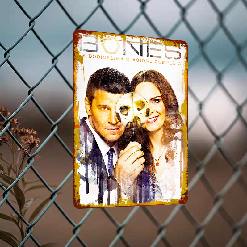 Bones Season 12 Poster Metal T - đánh giá và giá Vintage Collectible Tins