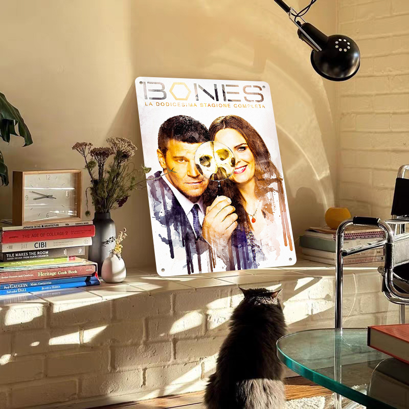Bones Season 12 Poster Metal T - đánh giá và giá Vintage Collectible Tins