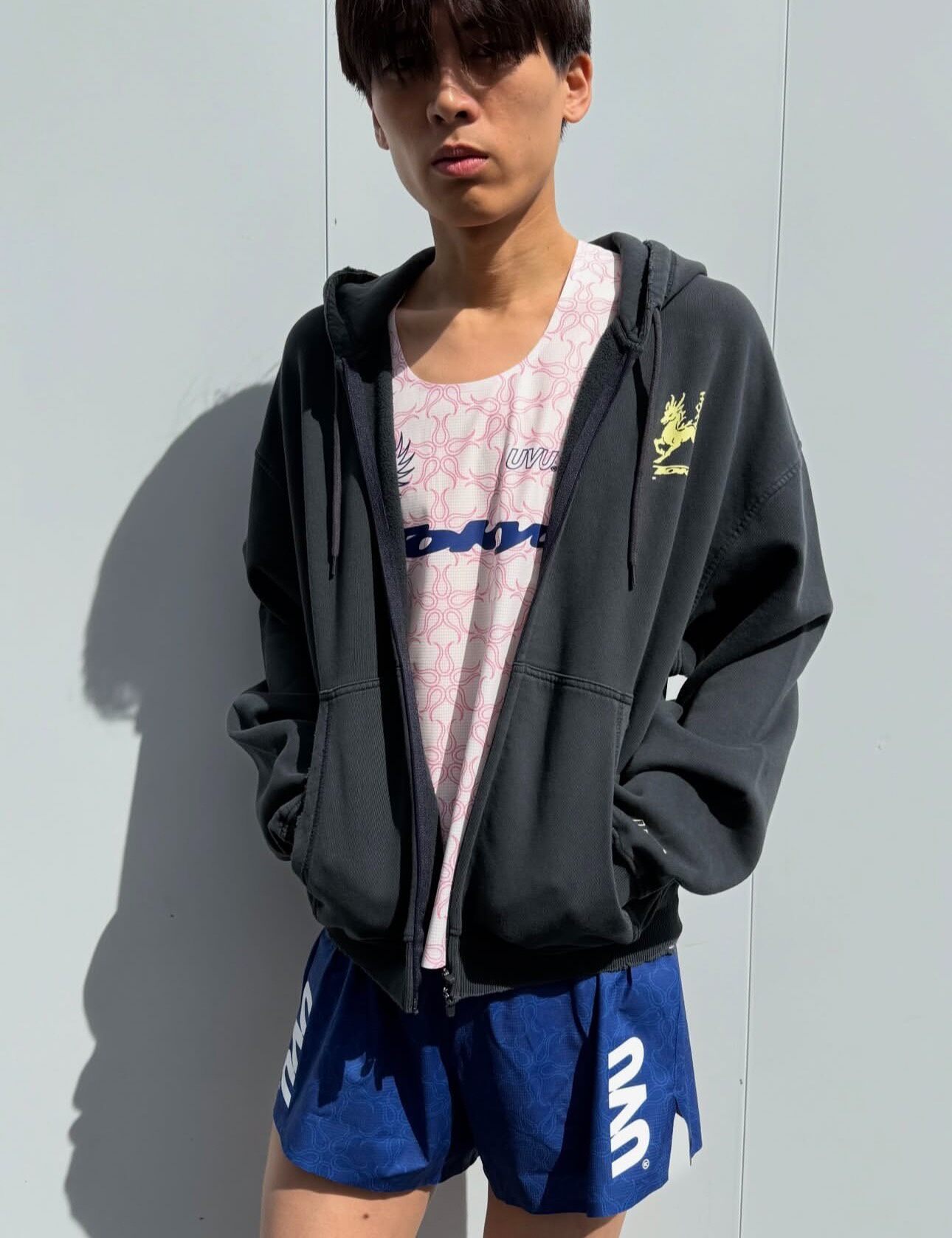UVU TOKYO’26 Limited Washed Zi - đánh giá và giá Vintage Zip Hoodie