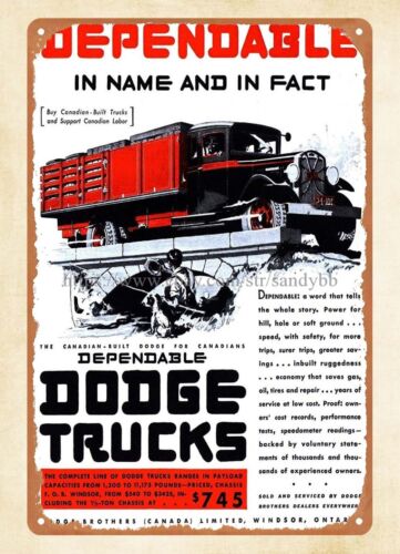 1931  trucks metal tin sign st - đánh giá và giá Vintage Collectible Stores